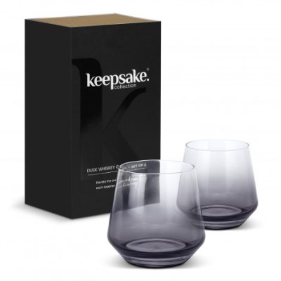 Keepsake Dusk Whiskey Glass Set of 2 (TUA126082)