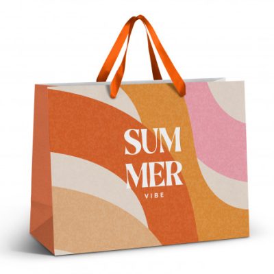 Extra Large Ribbon Handle Paper Bag - Full Colour (TUA127180)