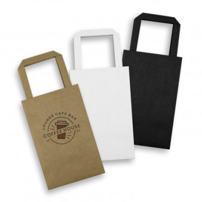 Small Flat Handle Paper Bag Portrait (TUA127366)