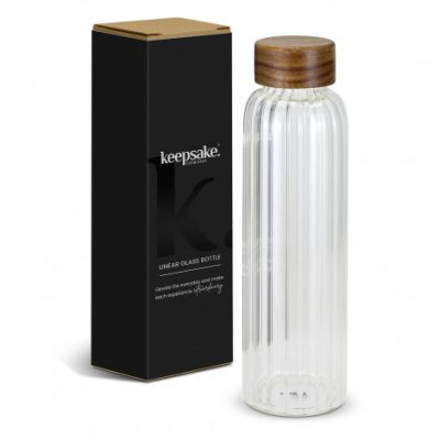 Keepsake Linear Glass Drink Bottle (TUA127436)