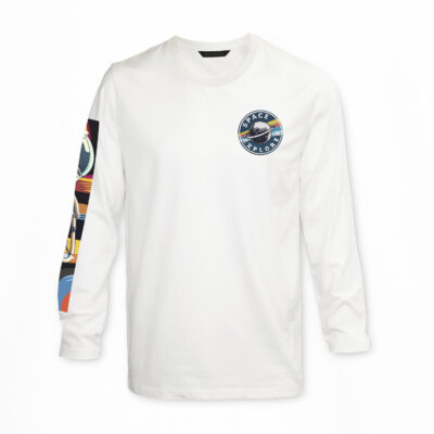 TRENDSWEAR Harlow Mens L/S Crew – Faux Embroidery/Colourflex Transfer (TUA128569)