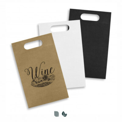 Die Cut Paper Wine Bag (TUA129197)