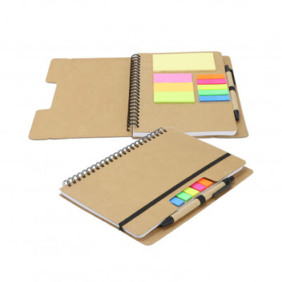 Kraft Notebook with Notes and Flags (TUA129579)