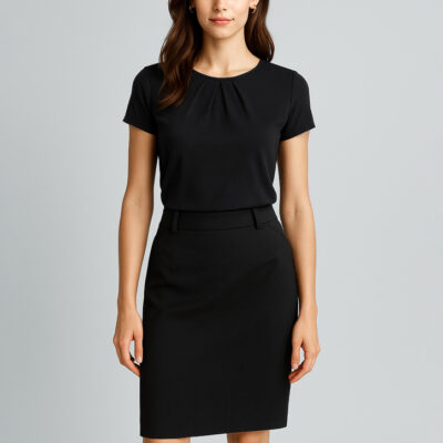 Womens Cool Stretch Multi-Pleat Skirt (FBIZ20115)