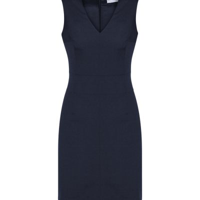 Womens Cool Stretch Sleeveless V-Neck Dress (FBIZ30121)