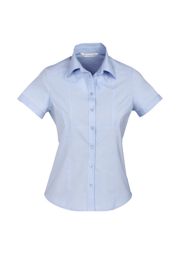 Ladies Chevron Short Sleeve Shirt (FBIZS122LS)