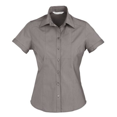 Ladies Chevron Short Sleeve Shirt (FBIZS122LS)