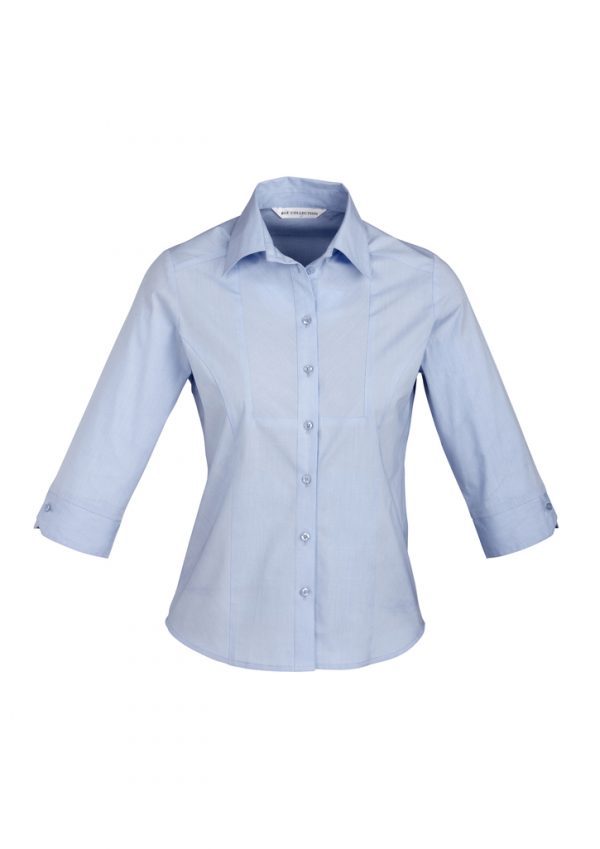 Ladies Chevron 3/4 Sleeve Shirt (FBIZS122LT)