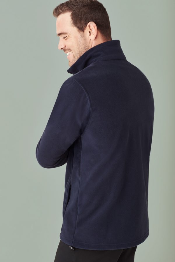 Mens Plain Micro Fleece Jacket (FBIZPF630)