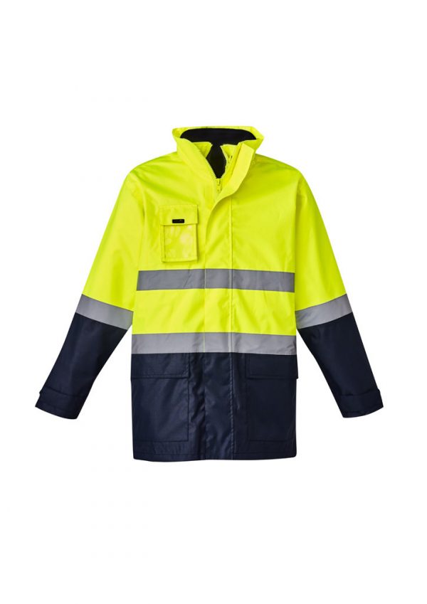 Mens Hi Vis Basic 4 In 1 Waterproof Jacket (FBIZZJ220)