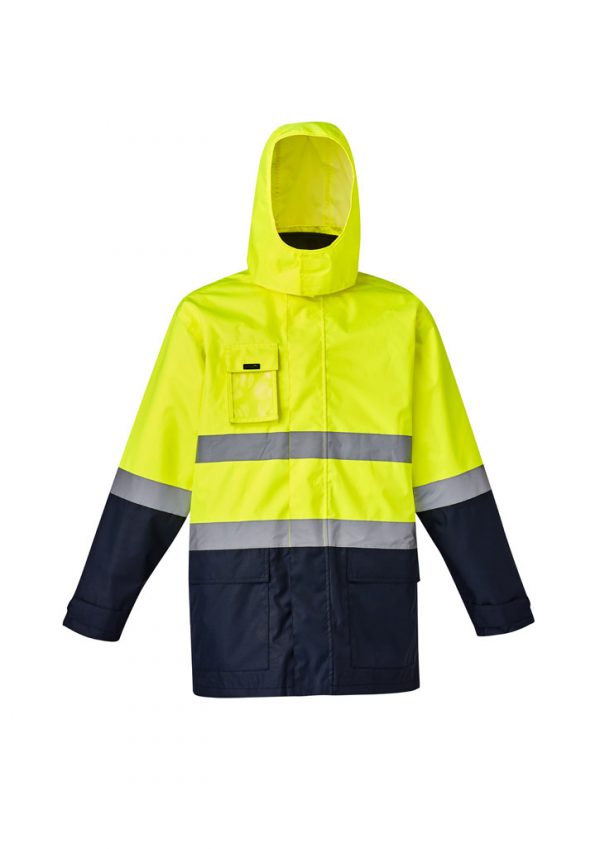 Mens Hi Vis Basic 4 In 1 Waterproof Jacket (FBIZZJ220)