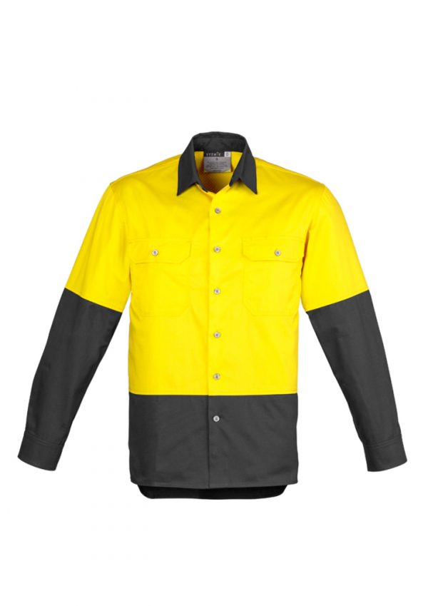 Mens Industrial Long Sleeve Shirt (FBIZZW122)