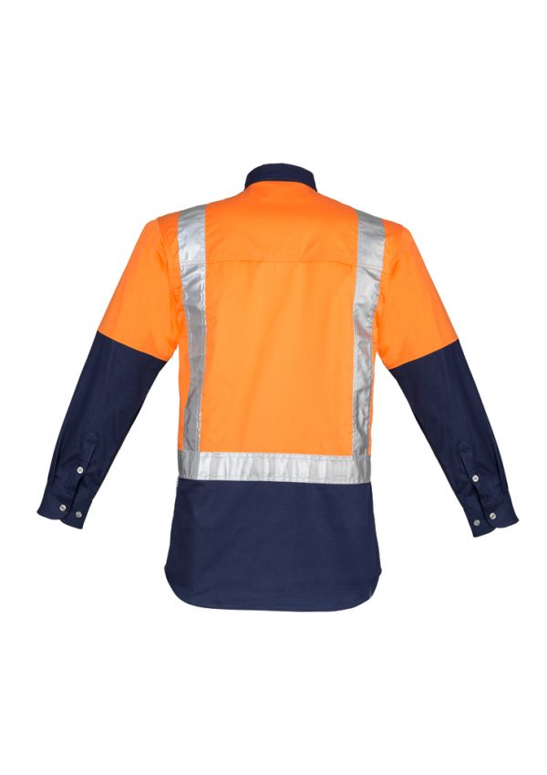 Mens Industrial Long Sleeve Shirt - Shoulder Taped (FBIZZW124)