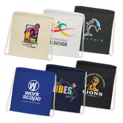 Cotton Drawstring Backpack (TUA111804)