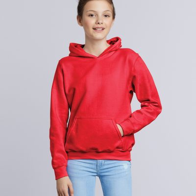 18500B Gildan Heavy Blend Youth Hooded Sweatshirt (PREM18500B)