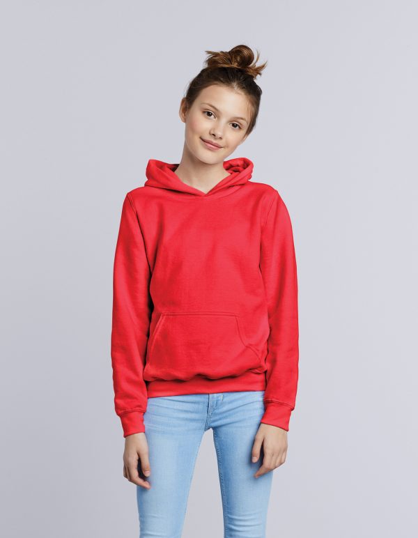 18500B Gildan Heavy Blend Youth Hooded Sweatshirt (PREM18500B)