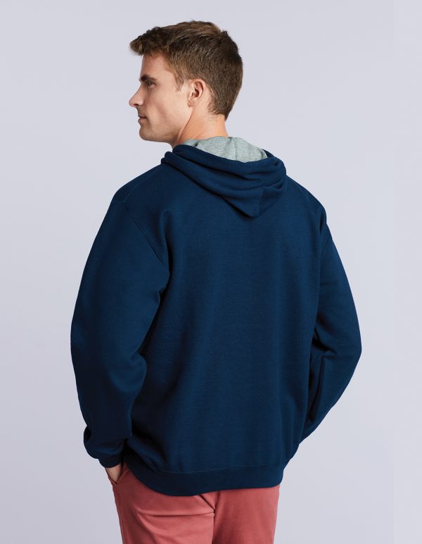 185C00 Gildan Heavy Blend Adult Contrast Hooded Sweatshirt (PREM185C00)