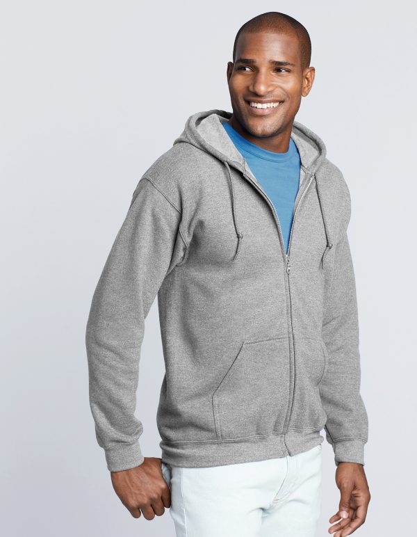 18600 Gildan Heavy Blend Adult Full Zip Hooded Sweatshirt (PREM18600)