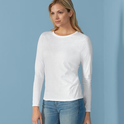 64400L Gildan Softstyle Ladies’ Long Sleeve T-Shirt (PREM64400L)