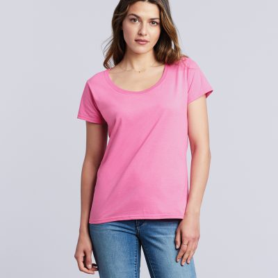 64550L Gildan Softstyle Ladies’ Deep Scoop T-Shirt (PREM64550L)