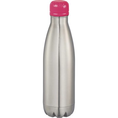 Mix-n-Match Copper Vacuum Insulated Bottle - Silver/Pink (BMV4099SL/PK)