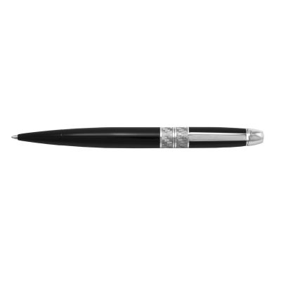 Metal Twist Action Ballpoint Pen - Black (BMV647)