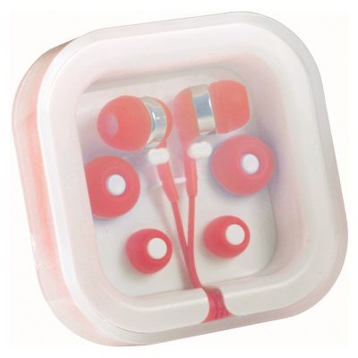 Ear Buds in Case Organiser - Red (BMV7744RD)