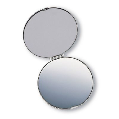 Silver Compact Mirror (BMV8904)
