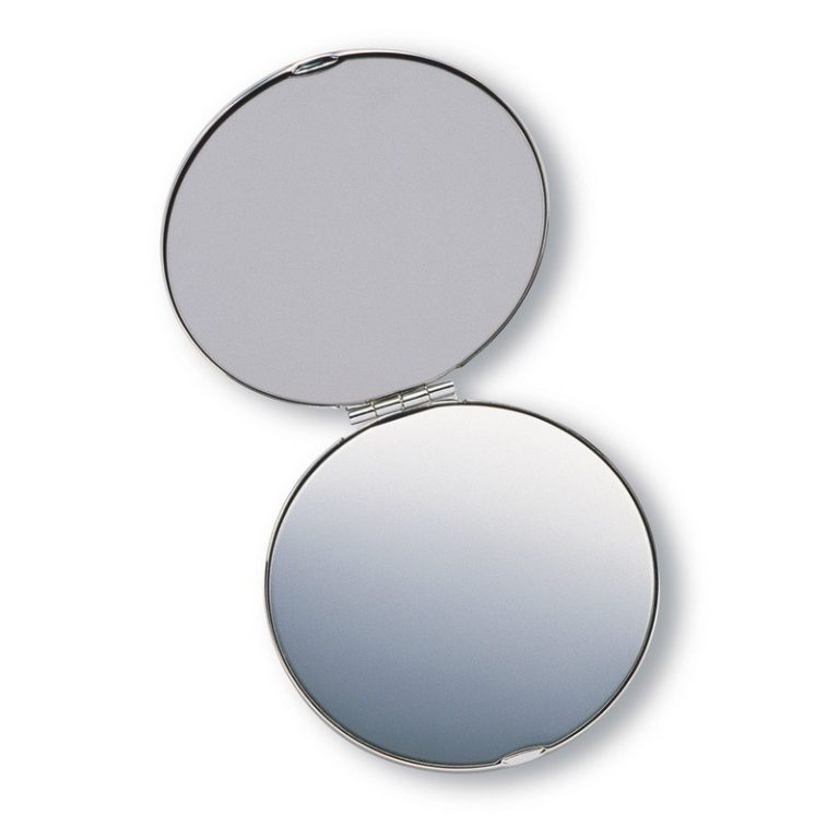 Silver Compact Mirror Boost Promotions