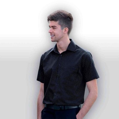 The Omega Stripe Short Sleeve Shirt - Mens (BMVTOSS)