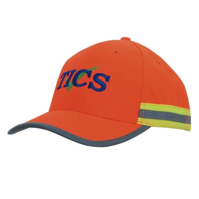 Luminescent Safety Cap with 2 Tone Reflective (HEAD3030)