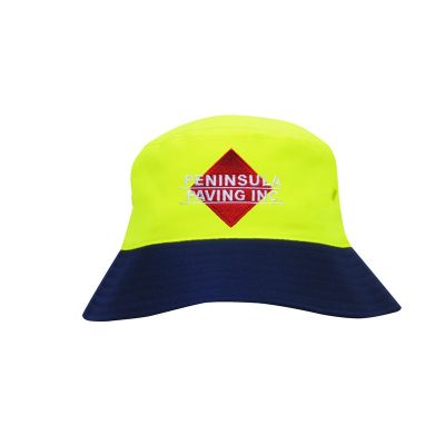 Breathable Poly Twill Safety Bucket Hat (HEAD3929)