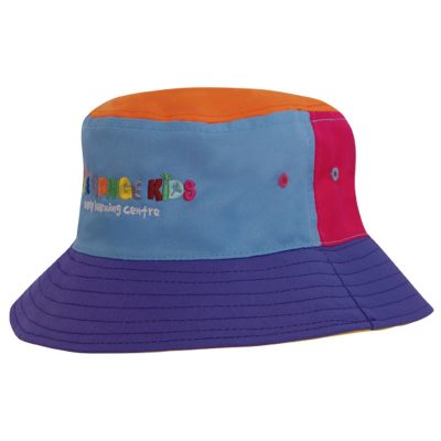 Multi Colour Breathable Poly Twill Bucket Hat (HEAD3941)