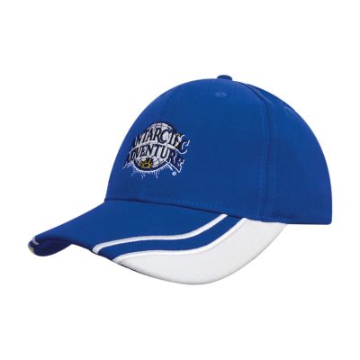 Brushed Heavy Cotton Cap with Curved Peak Inserts (HEAD4073)