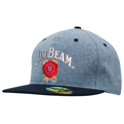 Grey Marle Flannel With Snap Back Pro Styling (HEAD4135)