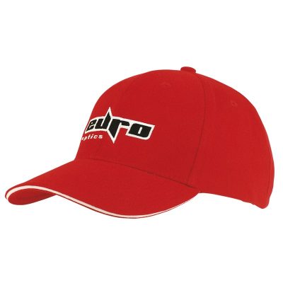 Brushed Heavy Cotton Cap with Sandwich Trim (HEAD4210)