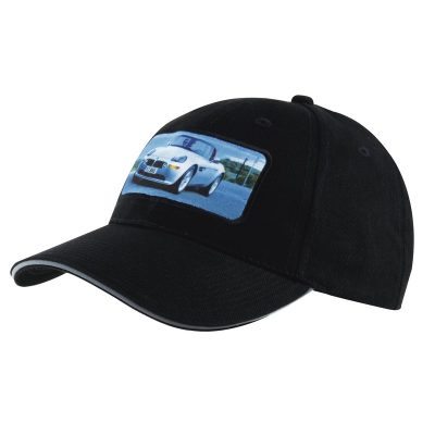 Brushed Heavy Cotton Cap with Reflective Sandwich & Strap (HEAD4213)