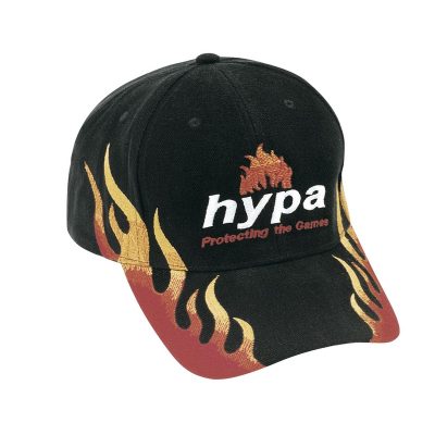 Brushed Heavy Cotton Cap with Double Flame (HEAD4236)