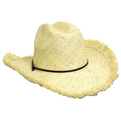Frayed Edge Cowboy Straw Hat (HEAD4280)