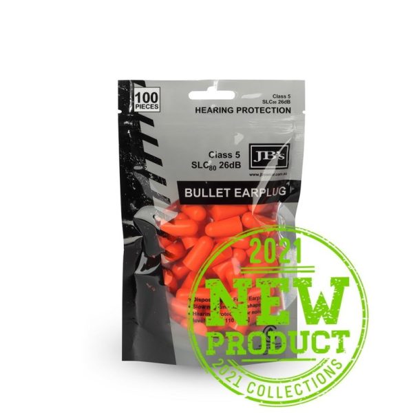 Bullet Shaped Earplug (100 Pieces) (JBSJBS8P040)
