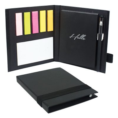 Deluxe Sticky Notebook - Black (MAXUMMAXB818)