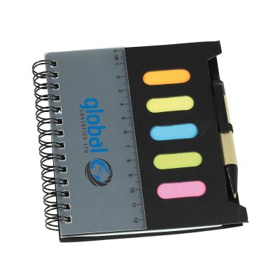 Mini Notebook with Pen & Ruler (MAXUMMAXC1186)