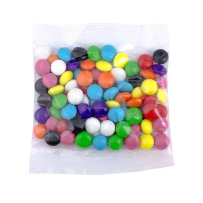Confectionery 80gm Bag - Rainbow Buttons (MAXUMMAXE230)