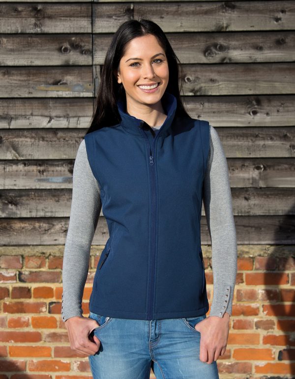 R232F Result Ladies’ Printable Softshell Vest (PREMR232F)