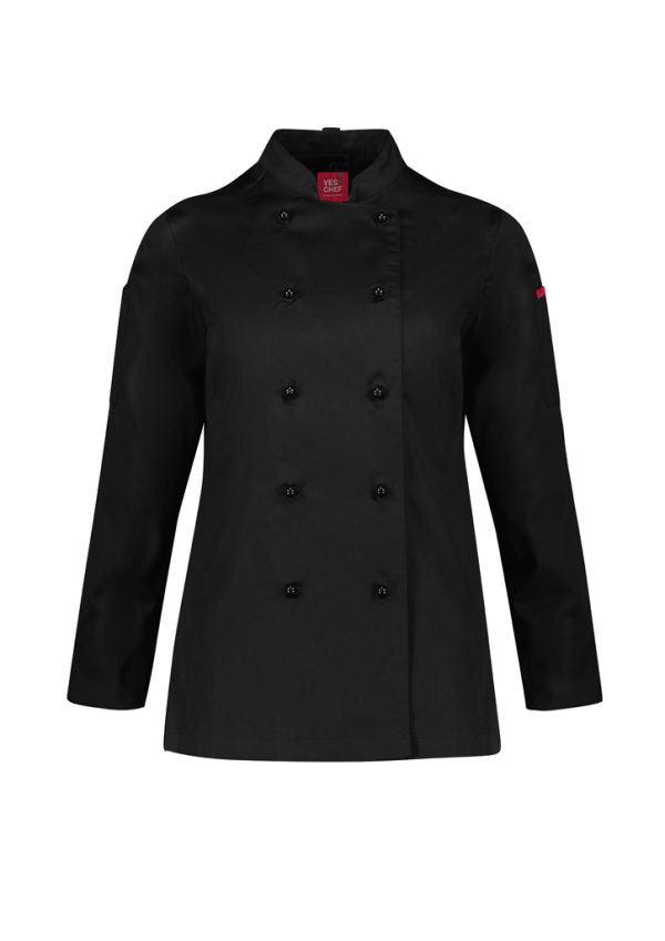 Womens Al Dente Long Sleeve Chef Jacket (FBIZCH230LL)