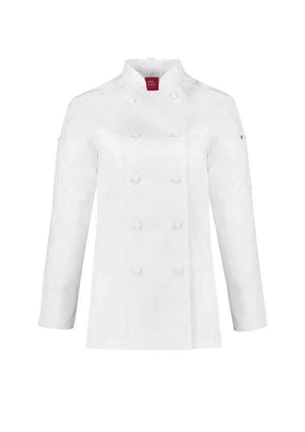 Womens Al Dente Long Sleeve Chef Jacket (FBIZCH230LL)