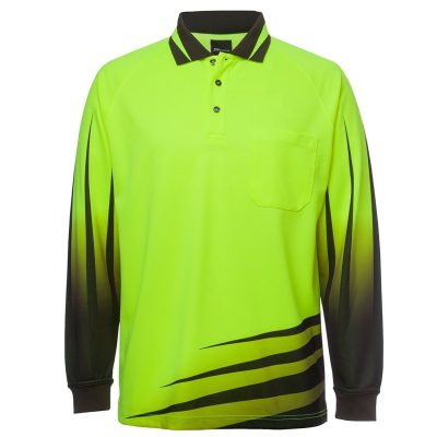 Hi Vis L/S Rippa Sub Polo (JBSJBS6HVRL)