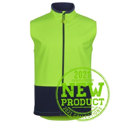 Hi Vis Water Resist Softshell Vest (JBSJBS6HWV)