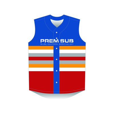 Baseball Sleeveless Jersey Full Button (PREMBAS_SLL_JR_FULL_BUTTON)