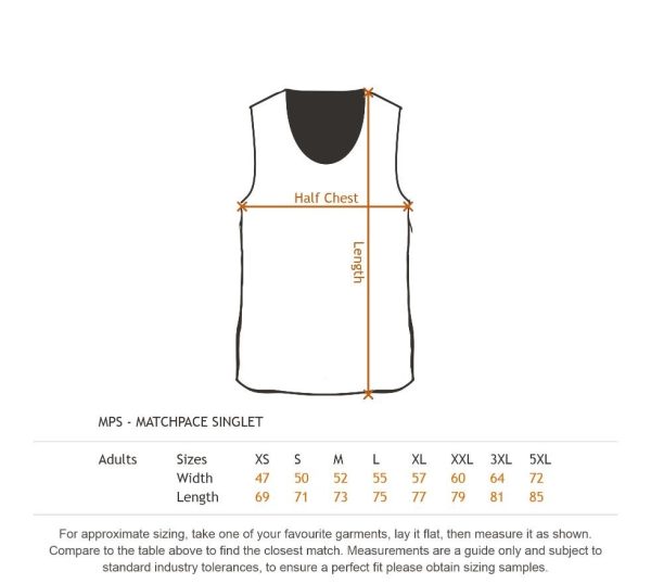 Matchpace Singlet (BANBMPS)